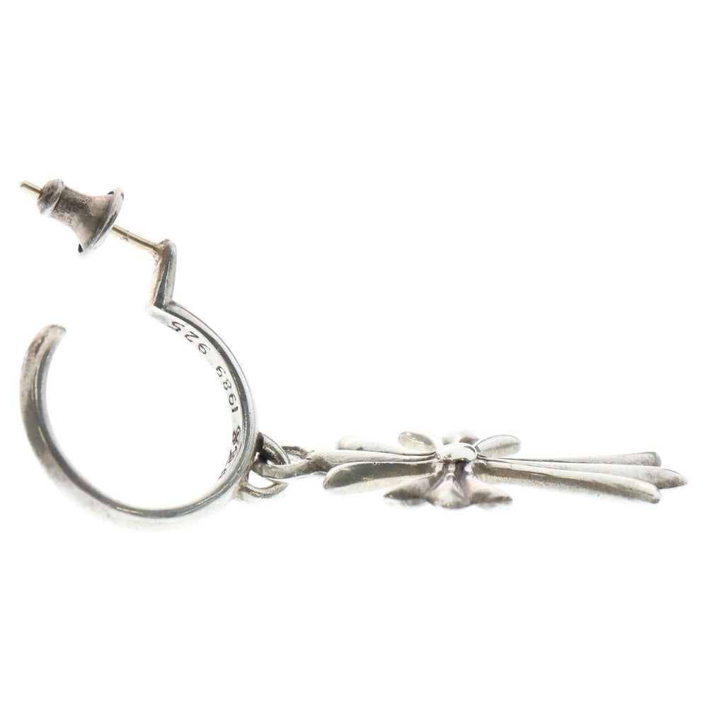 CHROME HEARTS(クロムハーツ) TINY CH CROSS タイニーCHクロス フープピアス シルバー BCA115