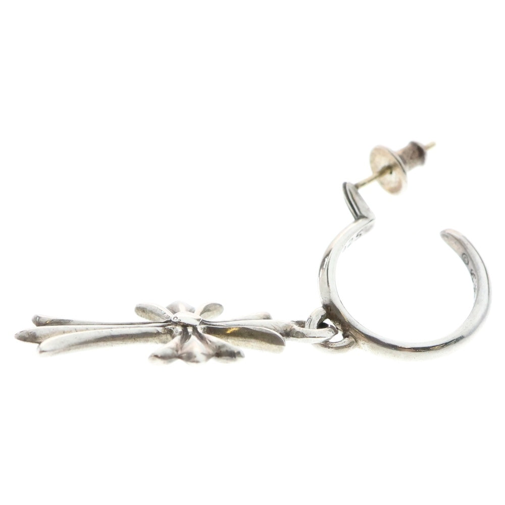 CHROME HEARTS(クロムハーツ) TINY CH CROSS タイニーCHクロス フープピアス シルバー BCA115