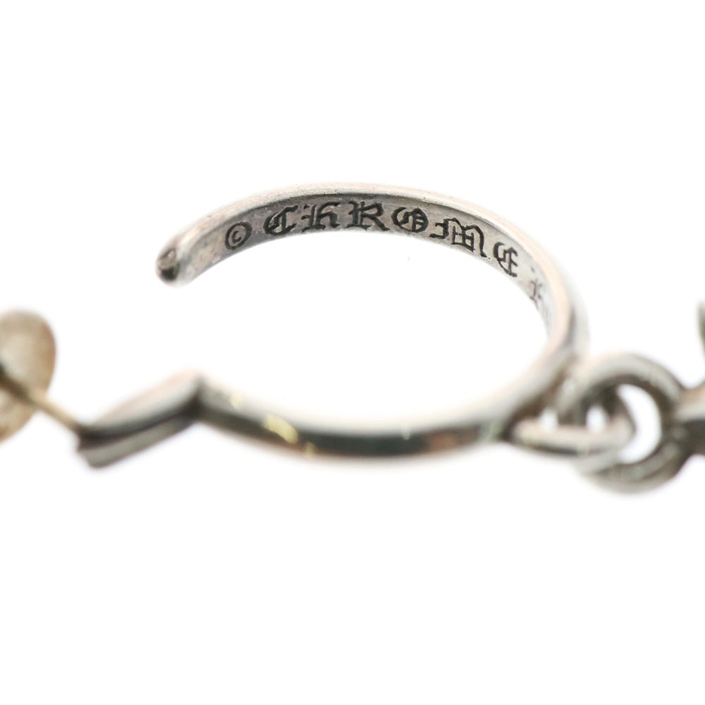 CHROME HEARTS(クロムハーツ) TINY CH CROSS タイニーCHクロス フープピアス シルバー BCA115