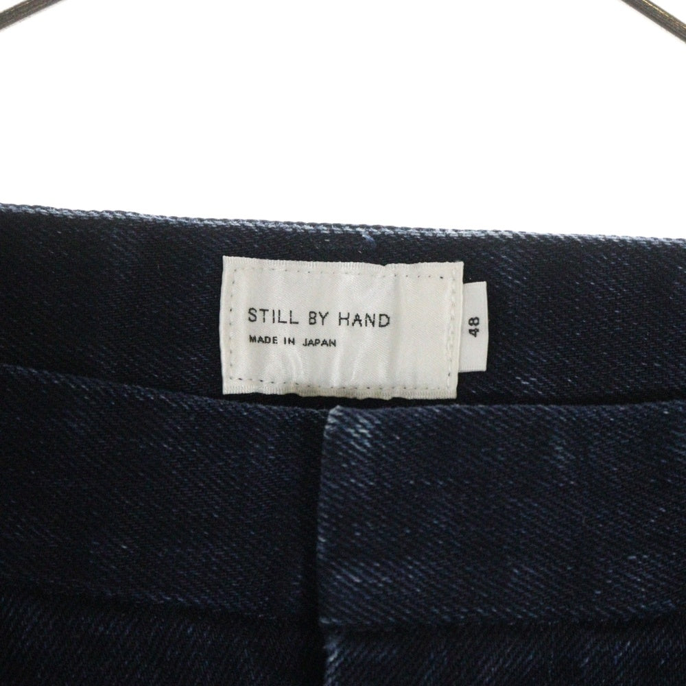 STILL BY HAND(スティルバイハンド) 1tuck Tapered Denim Pants ワンタック テーパードデニムパンツ ジーンズ インディゴ DN0393