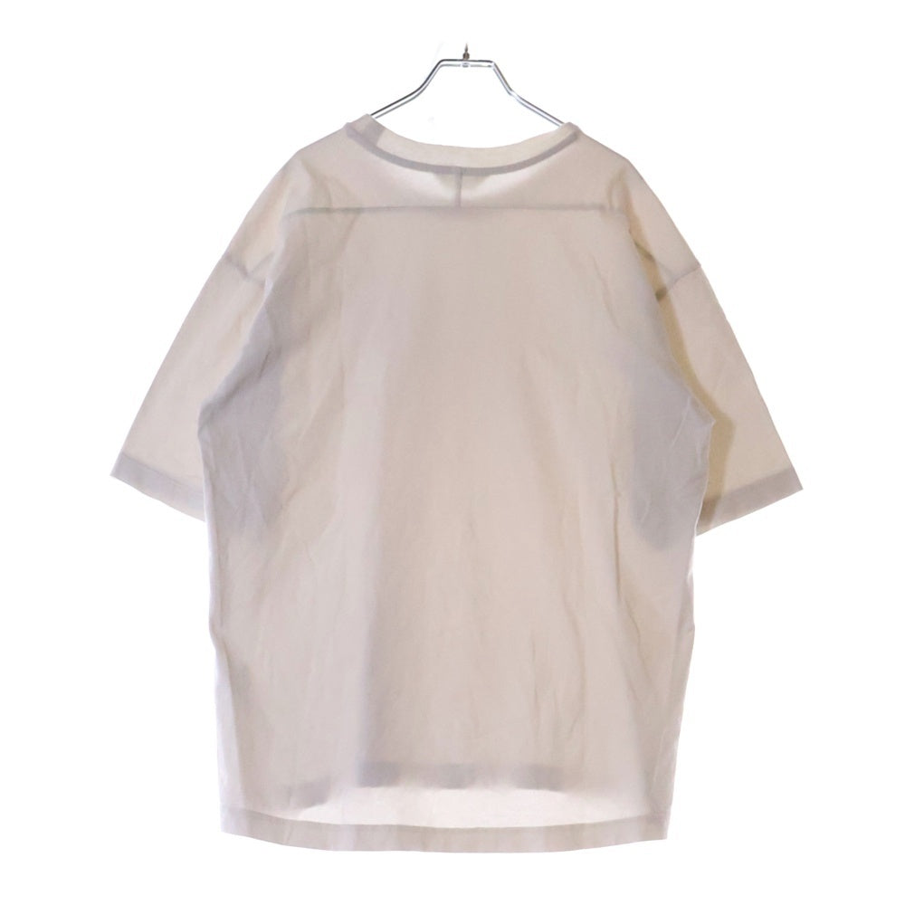 STILL BY HAND(スティルバイハンド) Cotton Crew Neck Short Tee コットン クルーネック半袖Tシャツカットソー グレージュ CS02222