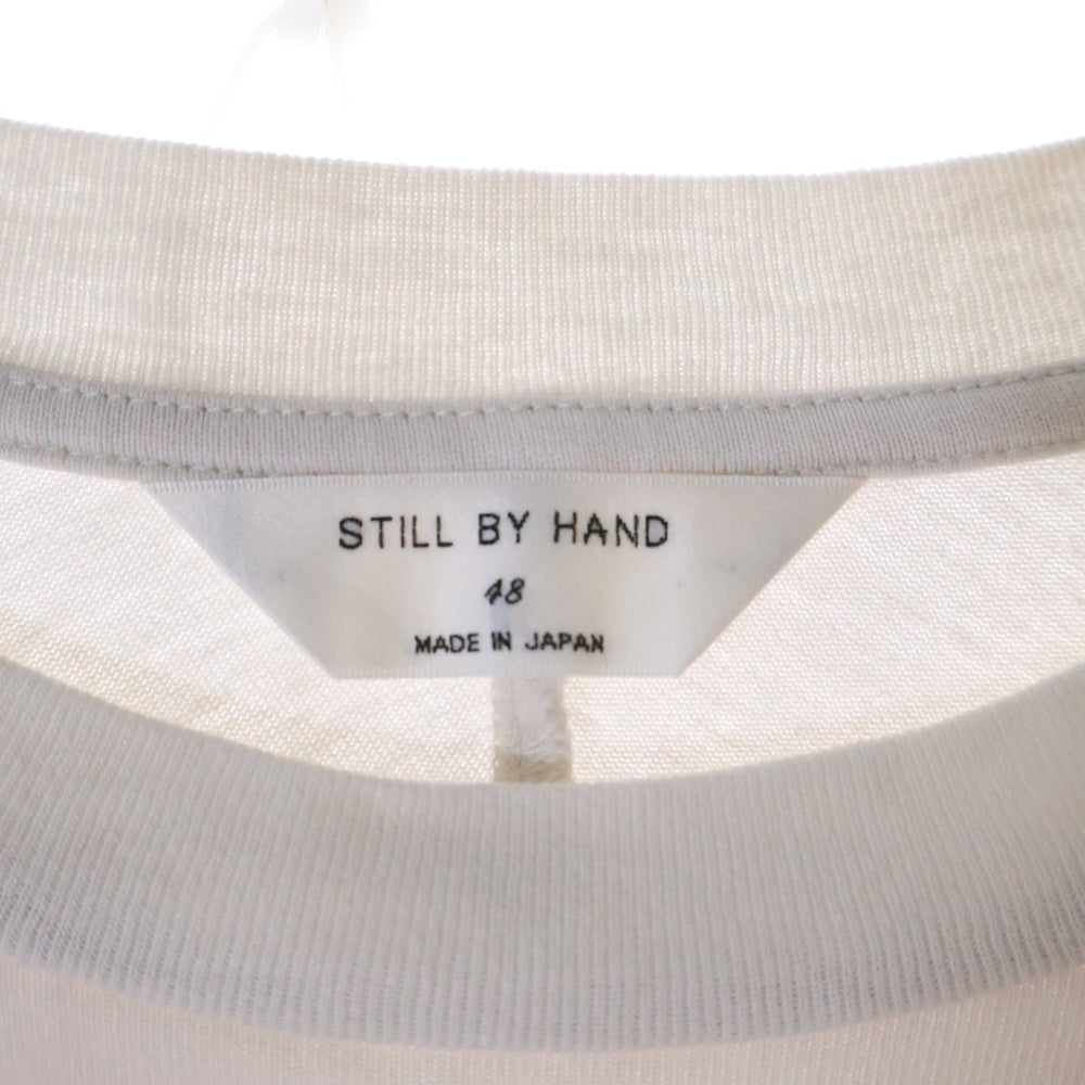 STILL BY HAND(スティルバイハンド) Cotton Crew Neck Short Tee コットン クルーネック半袖Tシャツカットソー グレージュ CS02222