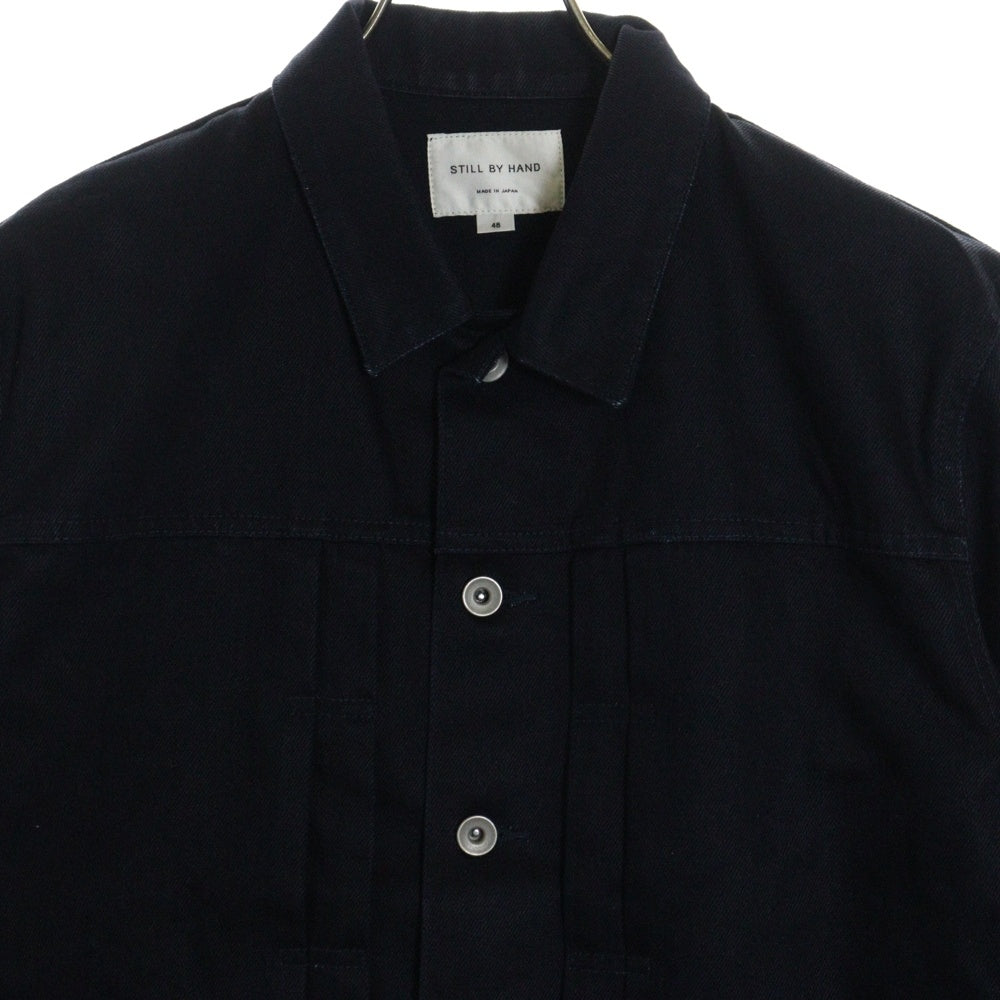 STILL BY HAND(スティルバイハンド) Cotton Denim Jacket コットン デニムジャケット Gジャン ブラック DN0293