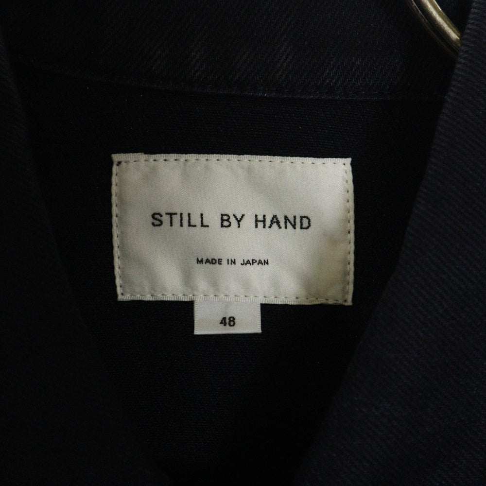 STILL BY HAND(スティルバイハンド) Cotton Denim Jacket コットン デニムジャケット Gジャン ブラック DN0293