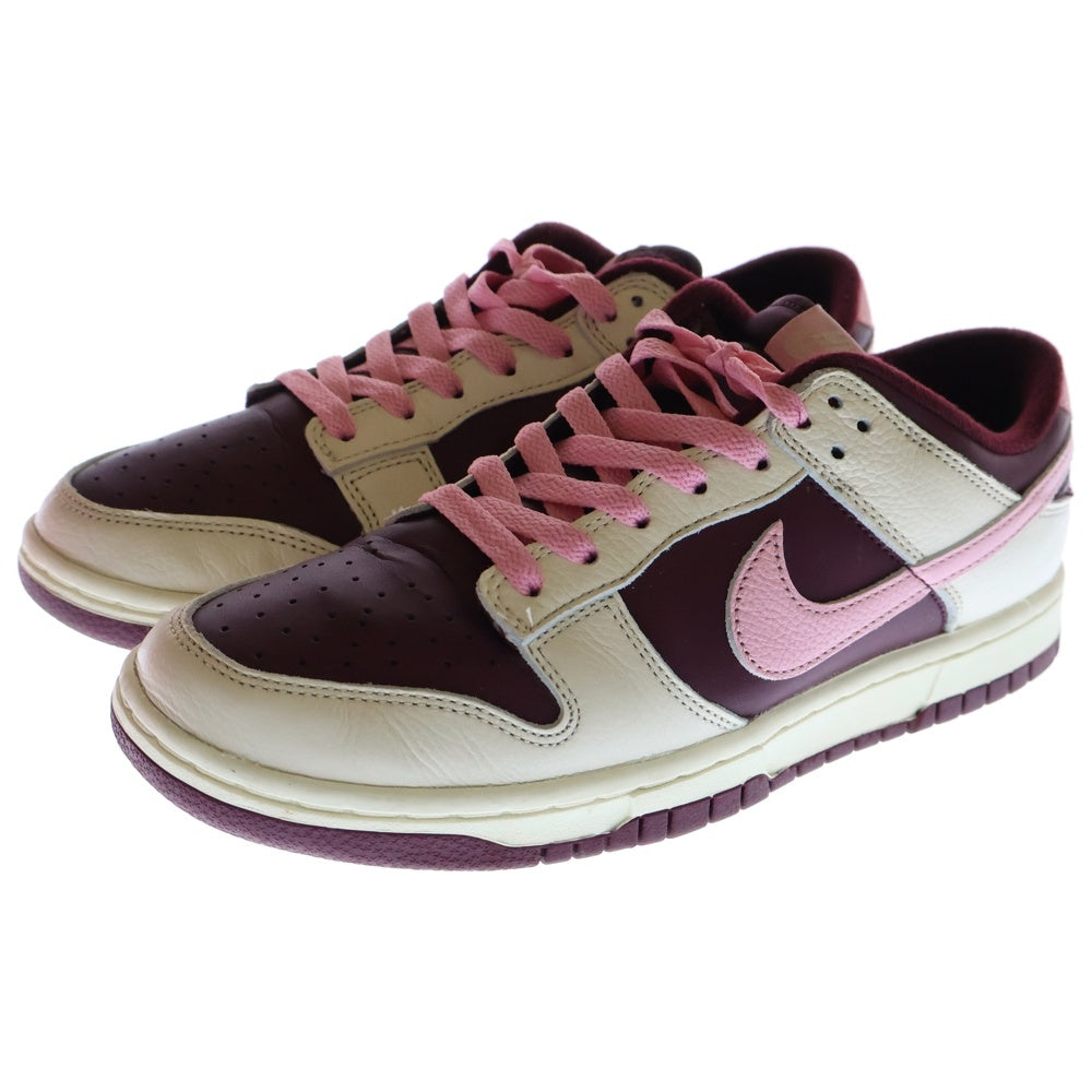 NIKE(ナイキ) DUNK LOW RETRO PRM VALENTINE'S DAY DR9705-100 ダンク バレンタインデー ローカットスニーカー シューズ バーガンディ/ピンク US8.5/26.5cm