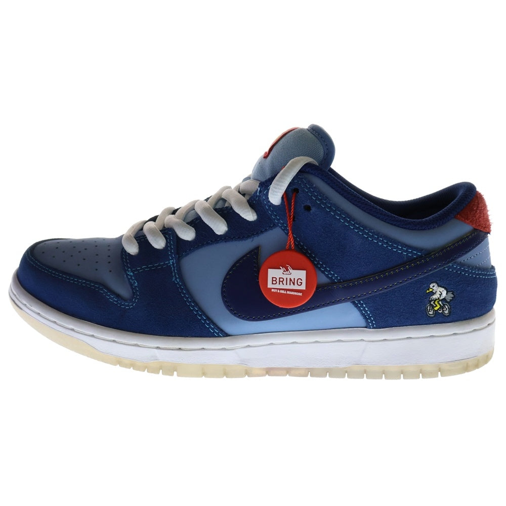 NIKE(ナイキ) ×WHY SO SAD DUNK LOW COASTAL BLUE DX5549-400 ワイ ソー サッド ダンク コースタルブルー ローカットスニーカー シューズ ブルー US9/27cm