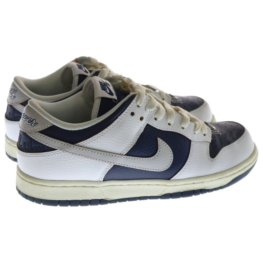 NIKE(ナイキ) ×HUF DUNK LOW New York City FD8775-100 ハフ ダンク ローカットスニーカー シューズ ホワイト/ネイビー US8.5/26.5cm