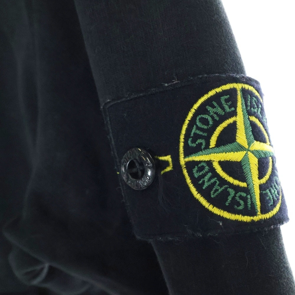 STONE ISLAND(ストーンアイランド) 20AW 袖ロゴワッペン付き プルオーバーパーカー フーディ ブラック 731564120
