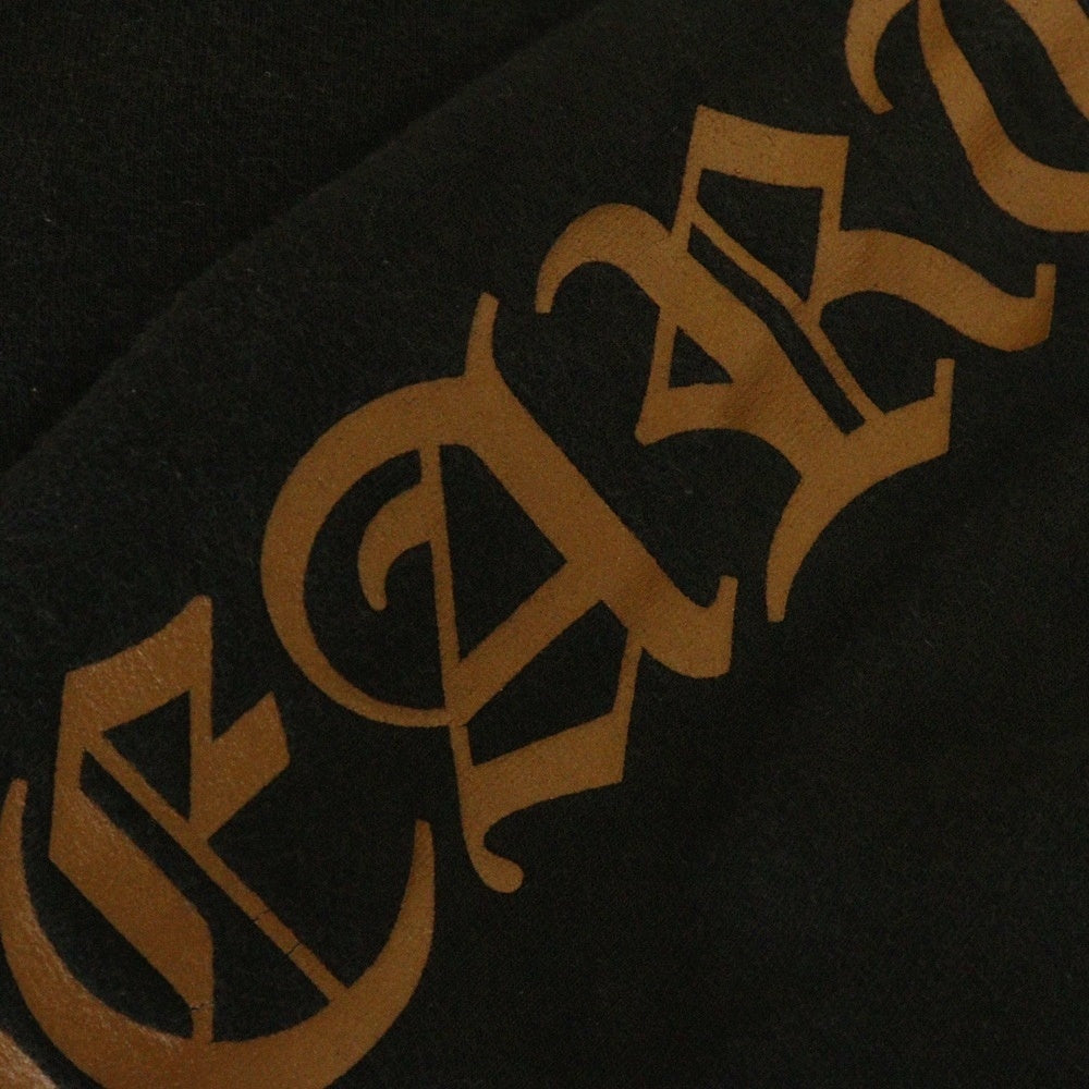 CHROME HEARTS(クロムハーツ) Vertical Logo FUCK YOU Hooded バーティカル ロゴ ファックユー プルオーバーパーカー フーディ ブラック/ブラウン