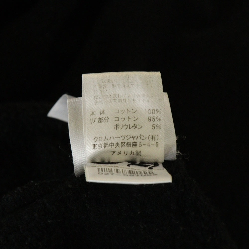 CHROME HEARTS(クロムハーツ) Vertical Logo FUCK YOU Hooded バーティカル ロゴ ファックユー プルオーバーパーカー フーディ ブラック/ブラウン