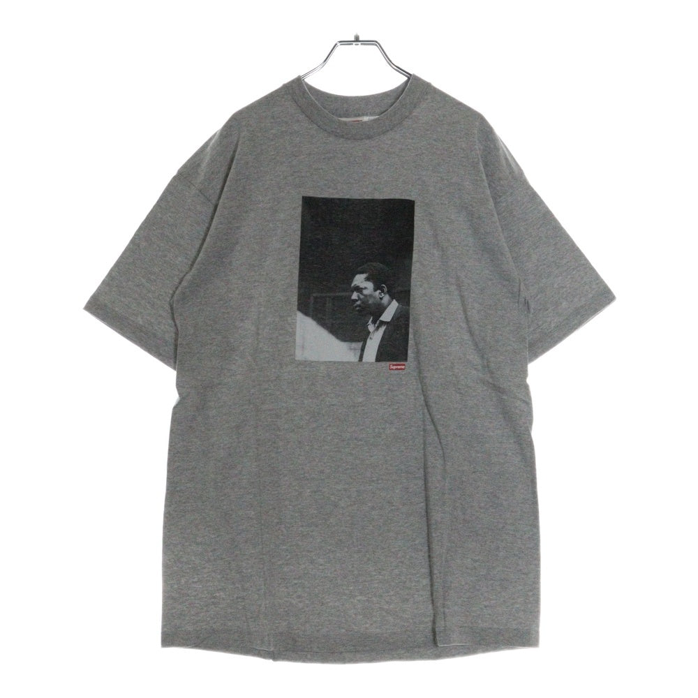 SUPREME(シュプリーム) 09AW John Coltrane Tee ジョンコルトレーンフォトプリント半袖Tシャツ 半袖カットソー グレー