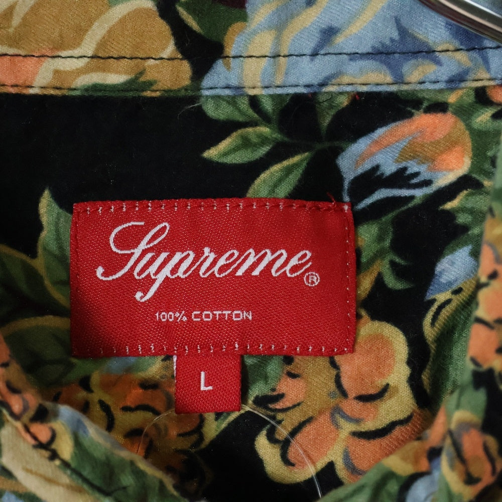 SUPREME(シュプリーム) 14AW Flower Shirts フラワー総柄長袖シャツ マルチカラー