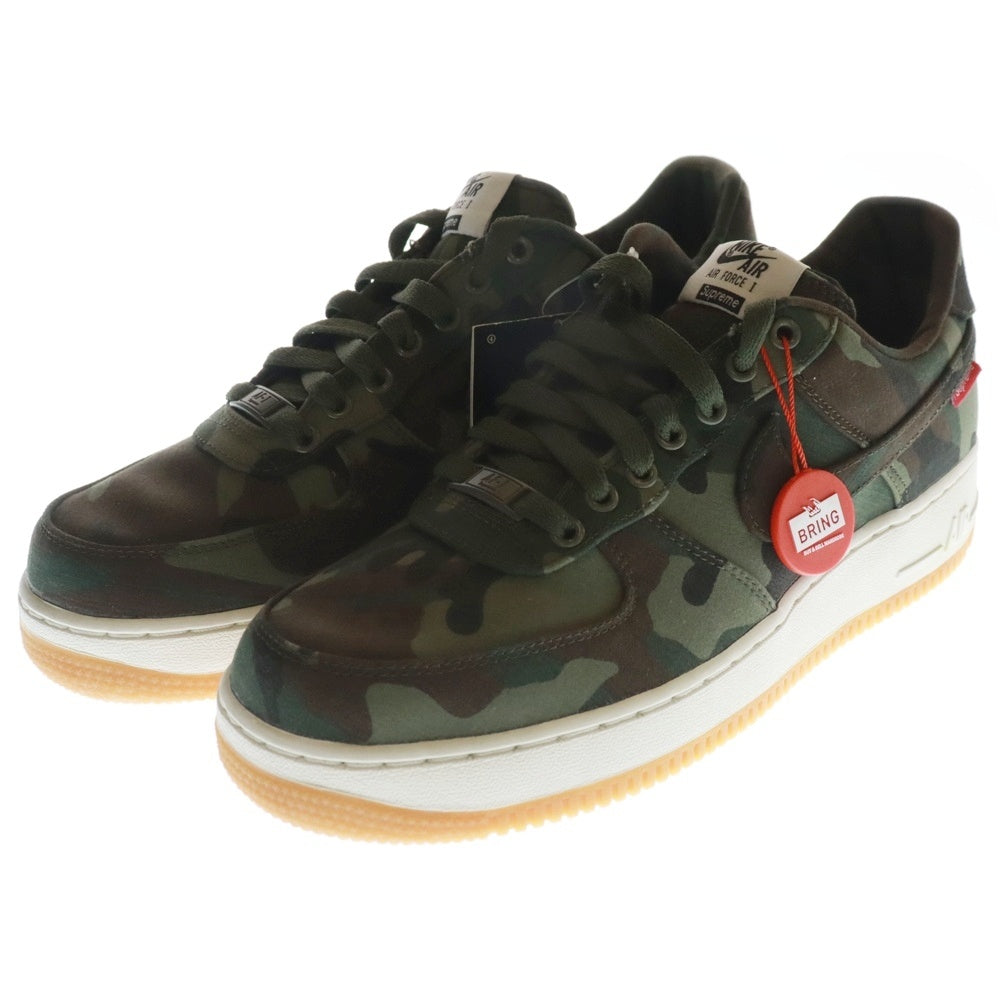 NIKE(ナイキ) 12AW ×SUPREME AIR FORCE 1 LOW PREMIUM 08 NRG 573488-330 シュプリーム エアフォース1 ローカットスニーカー シューズ マルチカラー US8.5/26.5cm