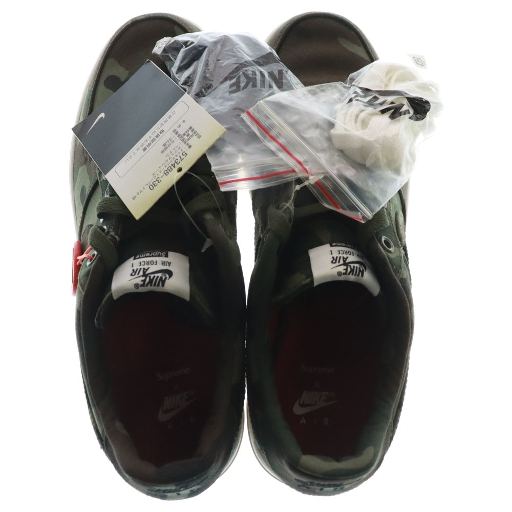 NIKE(ナイキ) 12AW ×SUPREME AIR FORCE 1 LOW PREMIUM 08 NRG 573488-330 シュプリーム エアフォース1 ローカットスニーカー シューズ マルチカラー US8.5/26.5cm