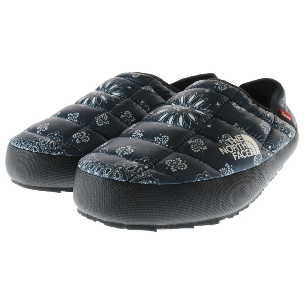 SUPREME(シュプリーム) 14AW ×THE NORTH FACE BANDANA TRACTION MULE NF01470 ノースフェイス バンダナトラクション ミュール スリッポン サンダル ネイビー US9/27cm