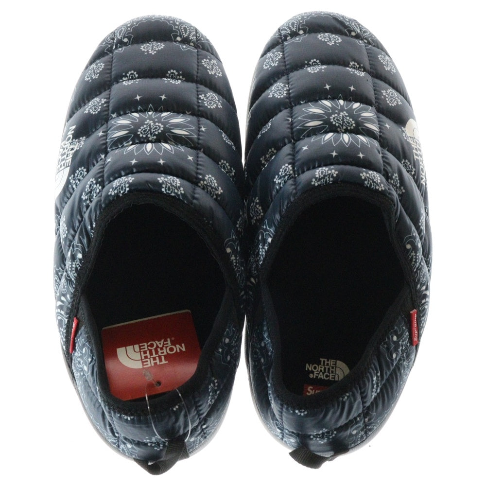 SUPREME(シュプリーム) 14AW ×THE NORTH FACE BANDANA TRACTION MULE NF01470 ノースフェイス バンダナトラクション ミュール スリッポン サンダル ネイビー US9/27cm