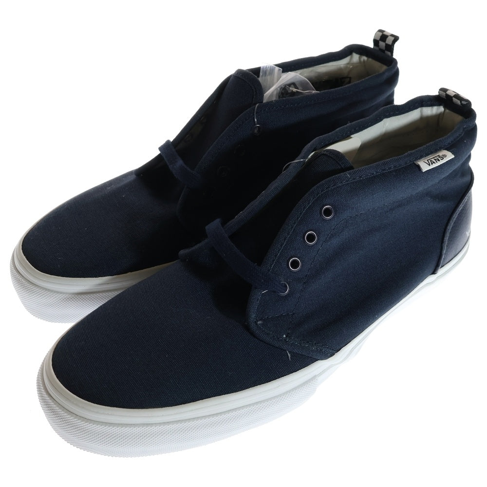 SUPREME(シュプリーム) 11SS ×VANS CANVAS CHUKKA 95 VN-0OIA52D ヴァンズ キャンバスチャッカ ミッドカットスニーカー シューズ ネイビー US8.5/26.5cm
