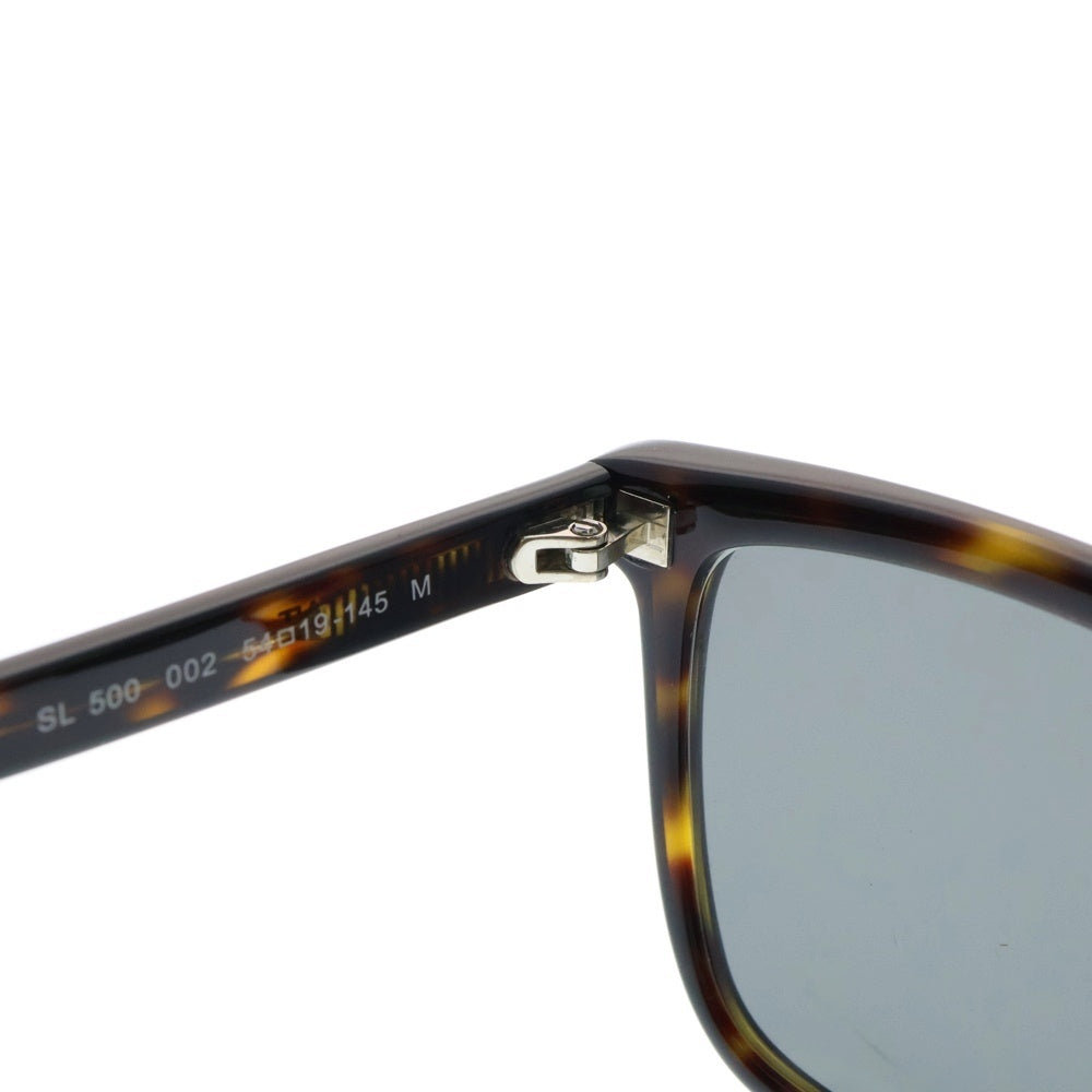 SAINT LAURENT PARIS(サンローランパリ) SUNGLASSES スクエア サングラス ブラック/ブラウン SL500