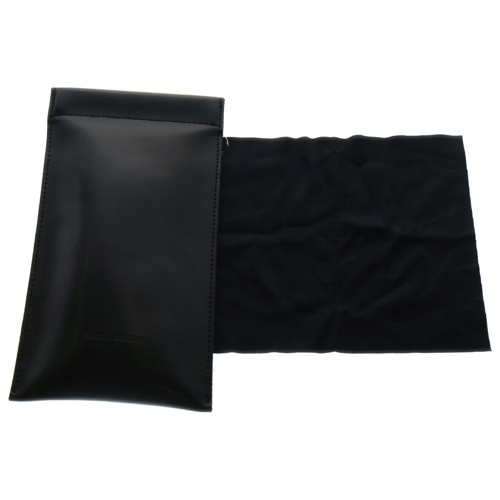 SAINT LAURENT PARIS(サンローランパリ) SUNGLASSES スクエア サングラス ブラック/ブラウン SL500