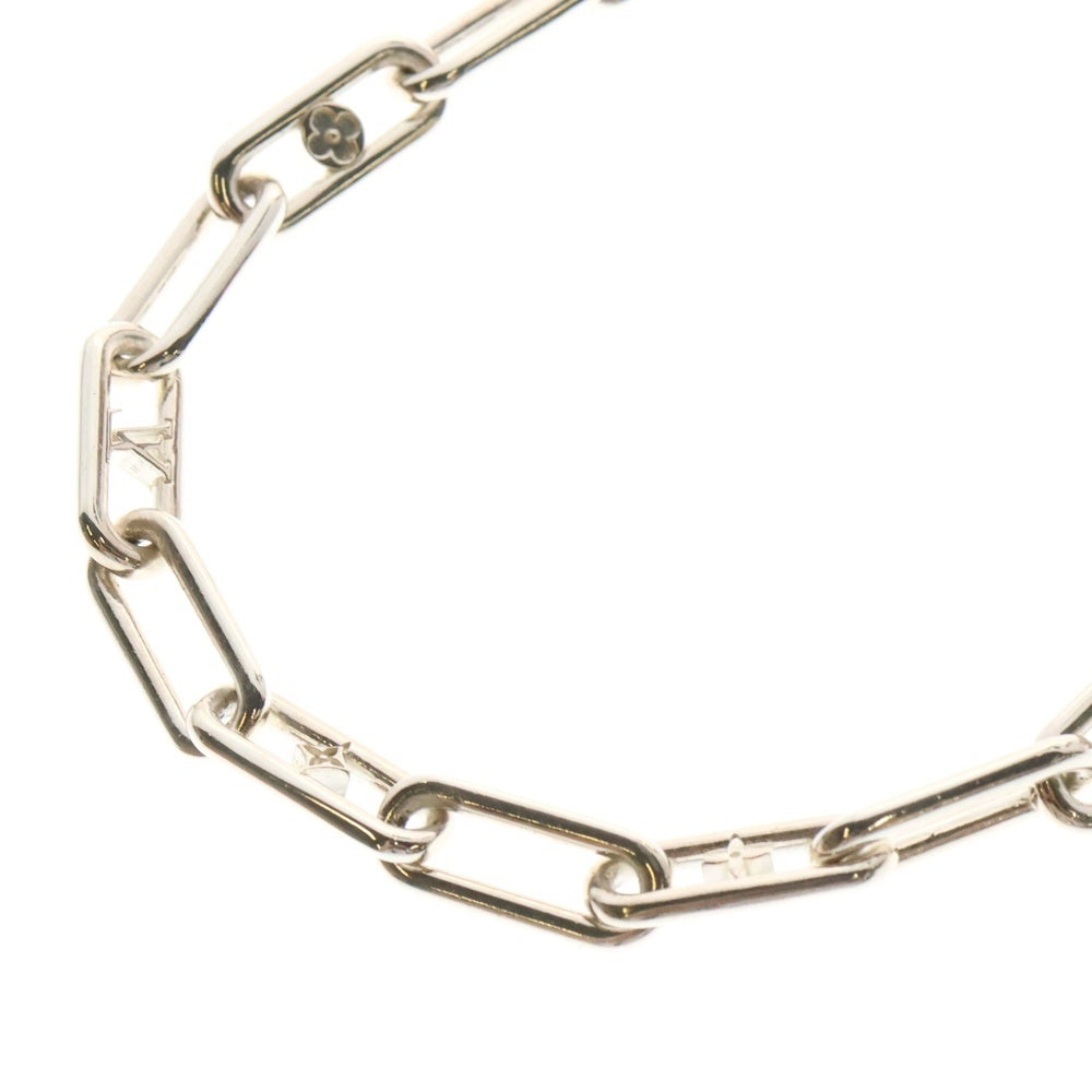 LOUIS VUITTON(ルイヴィトン) スリーク モノグラム ネックレスチェーン シルバー M02488