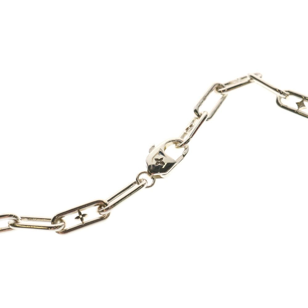 LOUIS VUITTON(ルイヴィトン) スリーク モノグラム ネックレスチェーン シルバー M02488