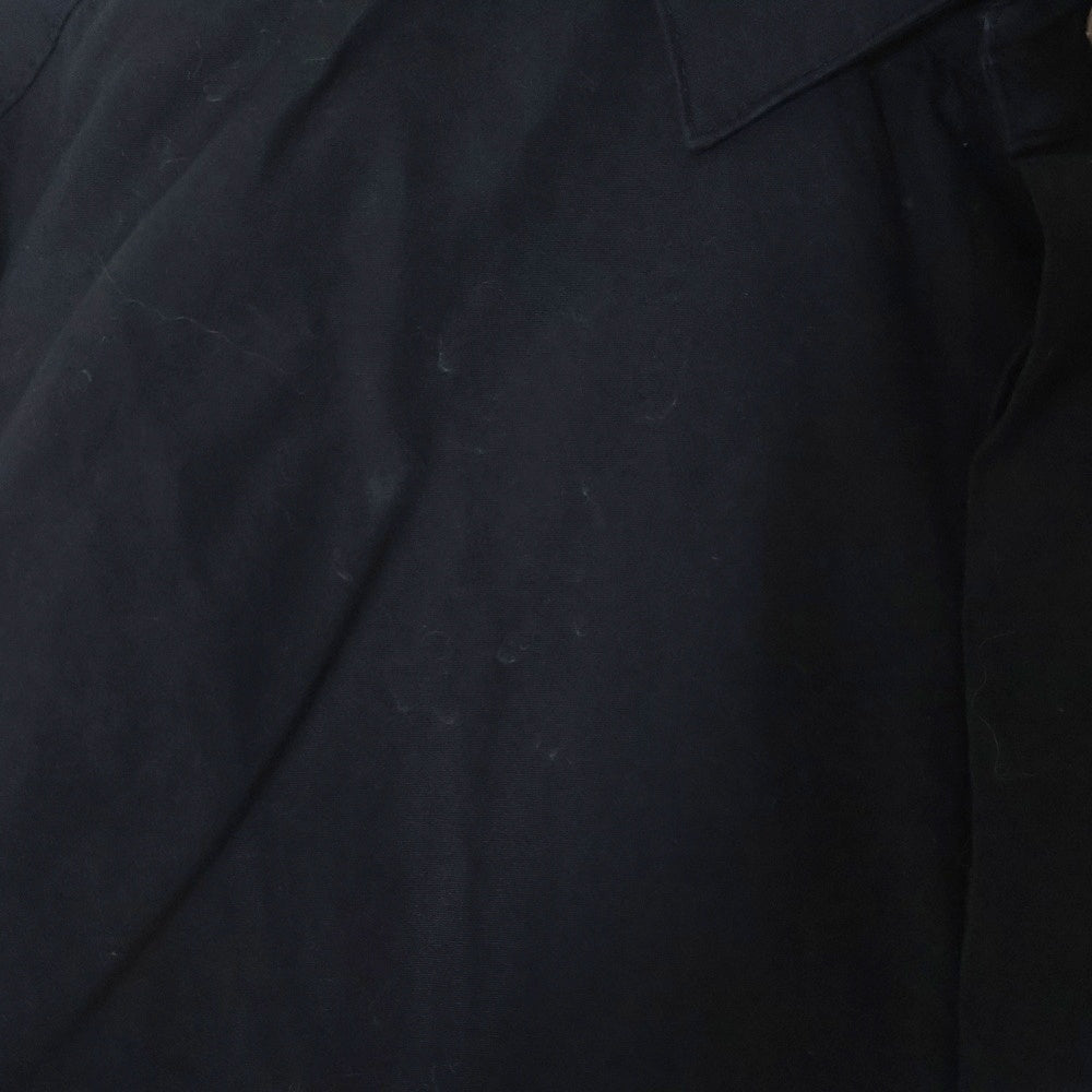 SOSHIOTSUKI(ソウシオオツキ) The Kimono Breasted Shirt キモノシャツ 長袖シャツ ブラック S23AW02SH-C