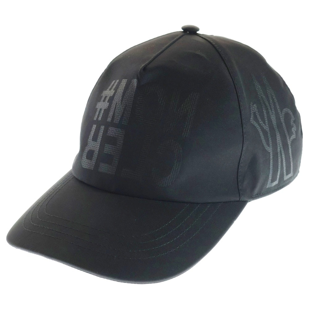 MONCLER GRENOBLE(モンクレールグルノーブル) BASEBALL CAP I20973B00003 596Y4 ロゴ ベースボール キャップ 帽子 ブラック