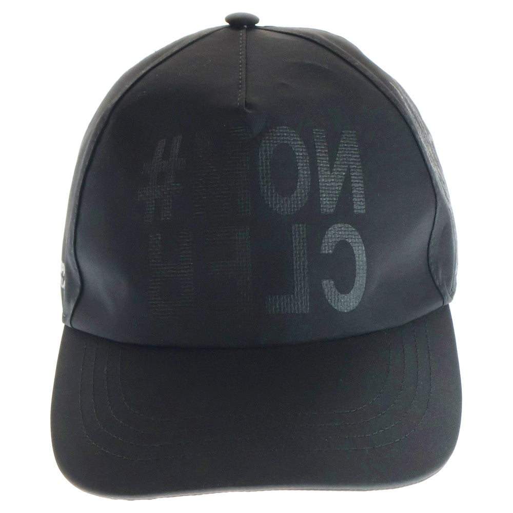 MONCLER GRENOBLE(モンクレールグルノーブル) BASEBALL CAP I20973B00003 596Y4 ロゴ ベースボール キャップ 帽子 ブラック