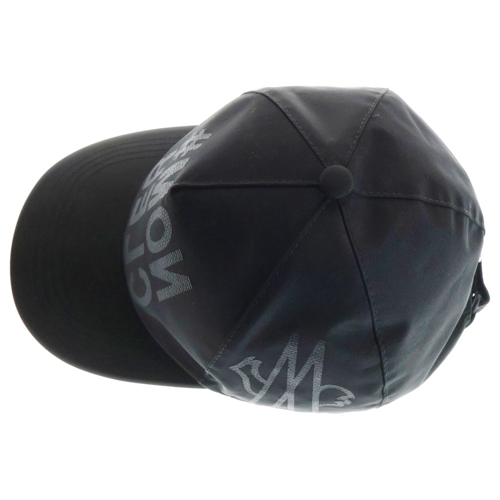MONCLER GRENOBLE(モンクレールグルノーブル) BASEBALL CAP I20973B00003 596Y4 ロゴ ベースボール キャップ 帽子 ブラック
