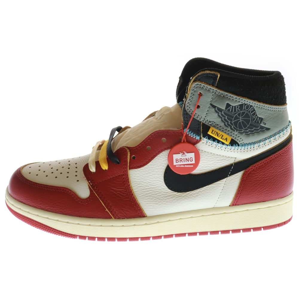 NIKE(ナイキ) ×UNION ユニオン AIR JORDAN 1 RETRO HIGH OG Chicago HV8563-600 エアジョーダン1 ハイ ハイカットスニーカー シューズ レッド/ホワイト US10/28cm