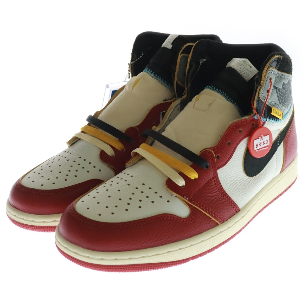 NIKE(ナイキ) ×UNION ユニオン AIR JORDAN 1 RETRO HIGH OG Chicago HV8563-600 エアジョーダン1 ハイ ハイカットスニーカー シューズ レッド/ホワイト US10/28cm