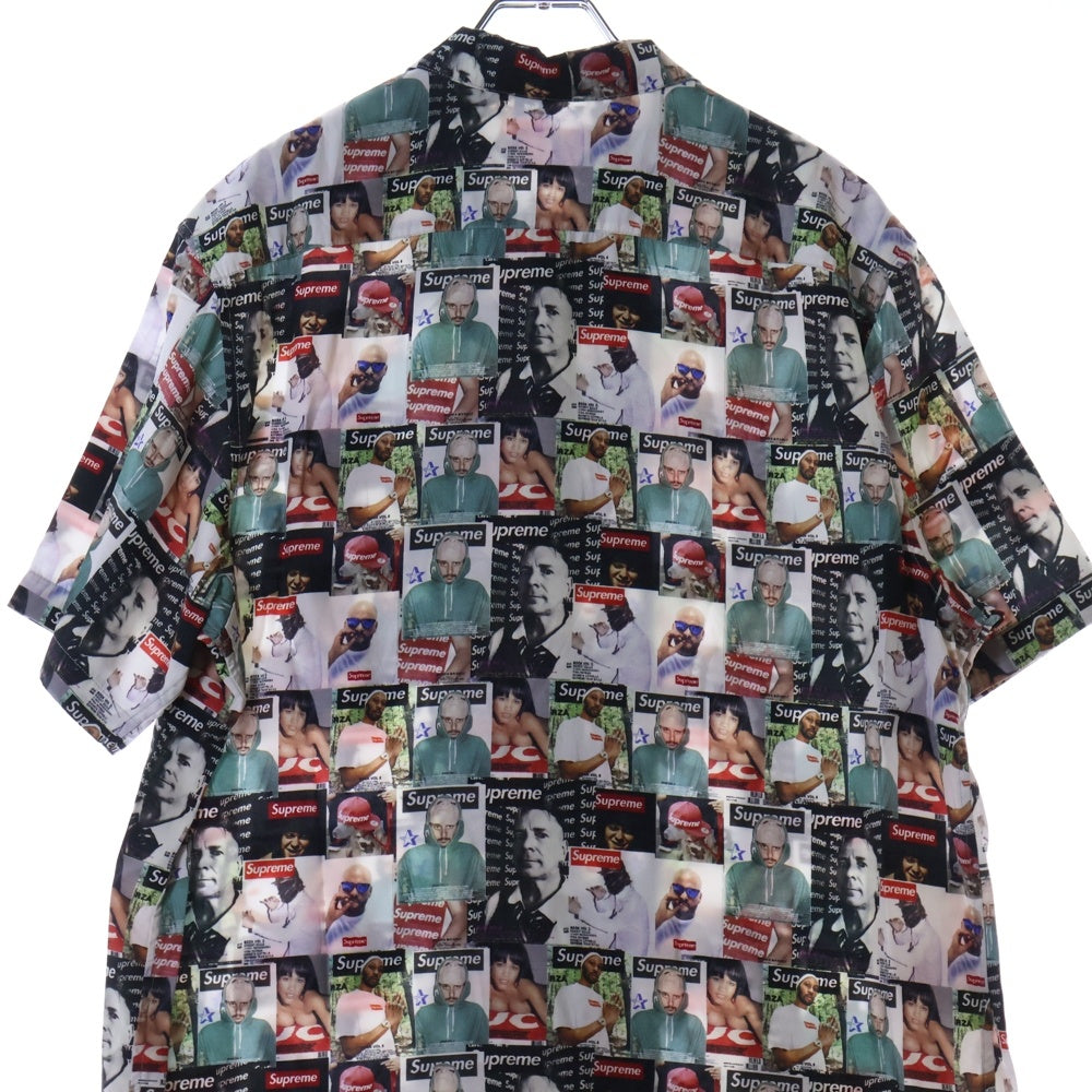 SUPREME(シュプリーム) 23SS Magazine S/S Shirt マガジン 総柄 半袖シャツ マルチカラー