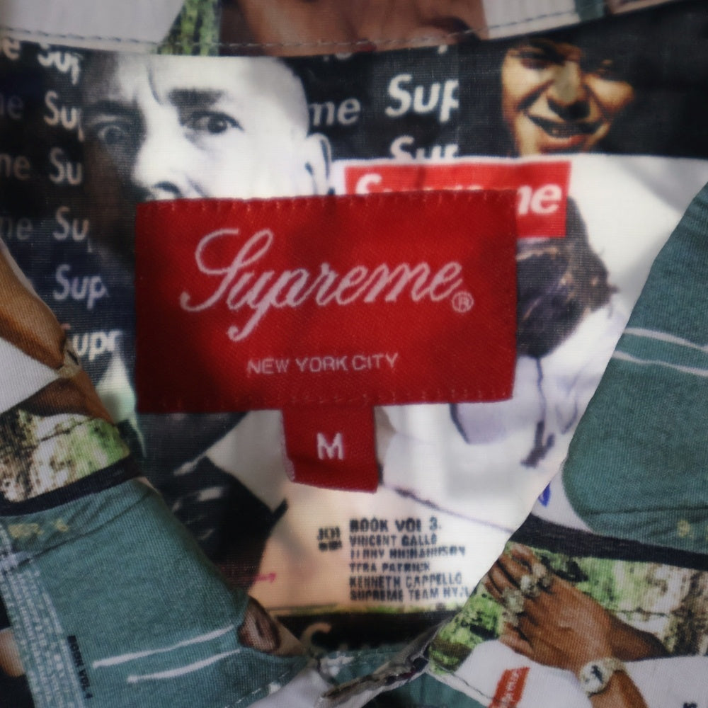 SUPREME(シュプリーム) 23SS Magazine S/S Shirt マガジン 総柄 半袖シャツ マルチカラー