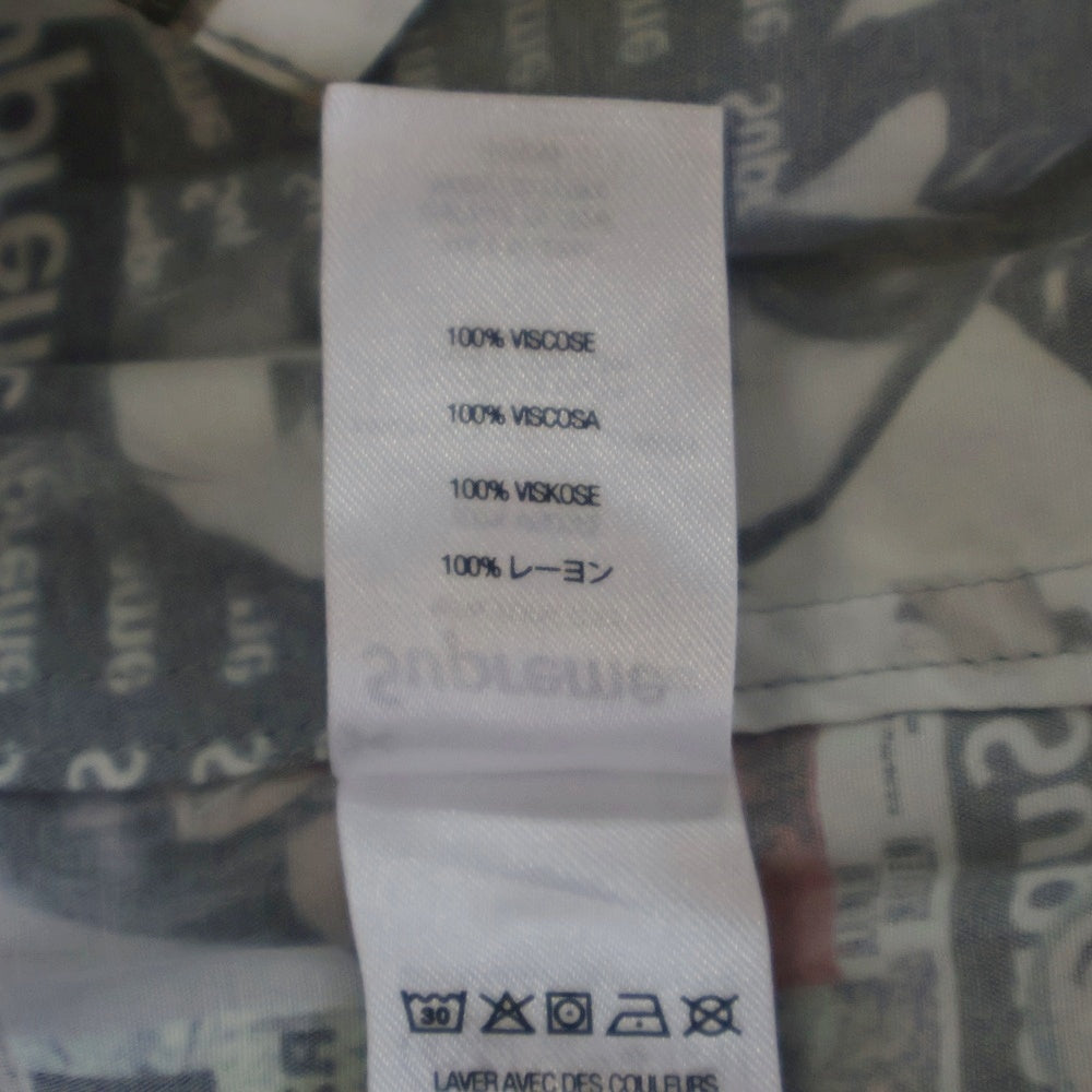 SUPREME(シュプリーム) 23SS Magazine S/S Shirt マガジン 総柄 半袖シャツ マルチカラー