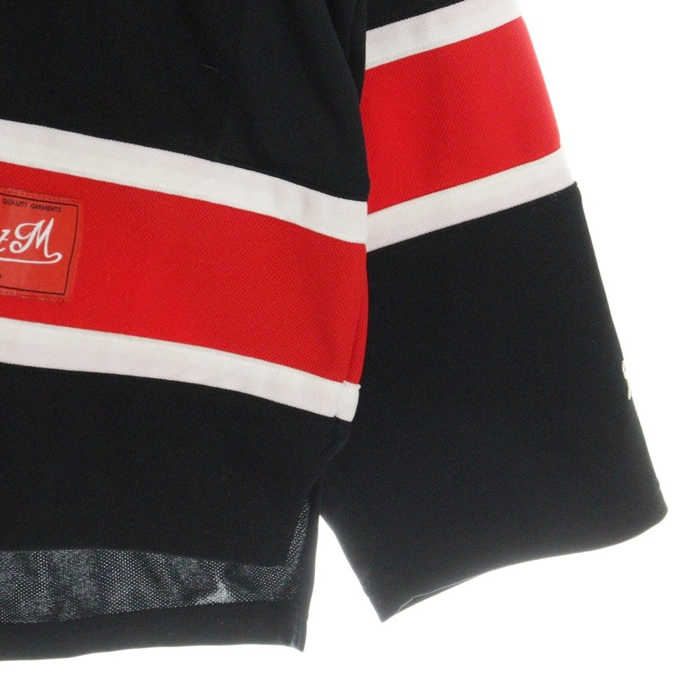 SAINT MICHAEL(セントマイケル) 23SS LS TEE GAMESHIRT ホッケーゲームシャツ 長袖カットソー ブラック SM-S23-0000-033