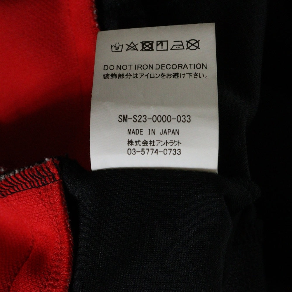SAINT MICHAEL(セントマイケル) 23SS LS TEE GAMESHIRT ホッケーゲームシャツ 長袖カットソー ブラック SM-S23-0000-033