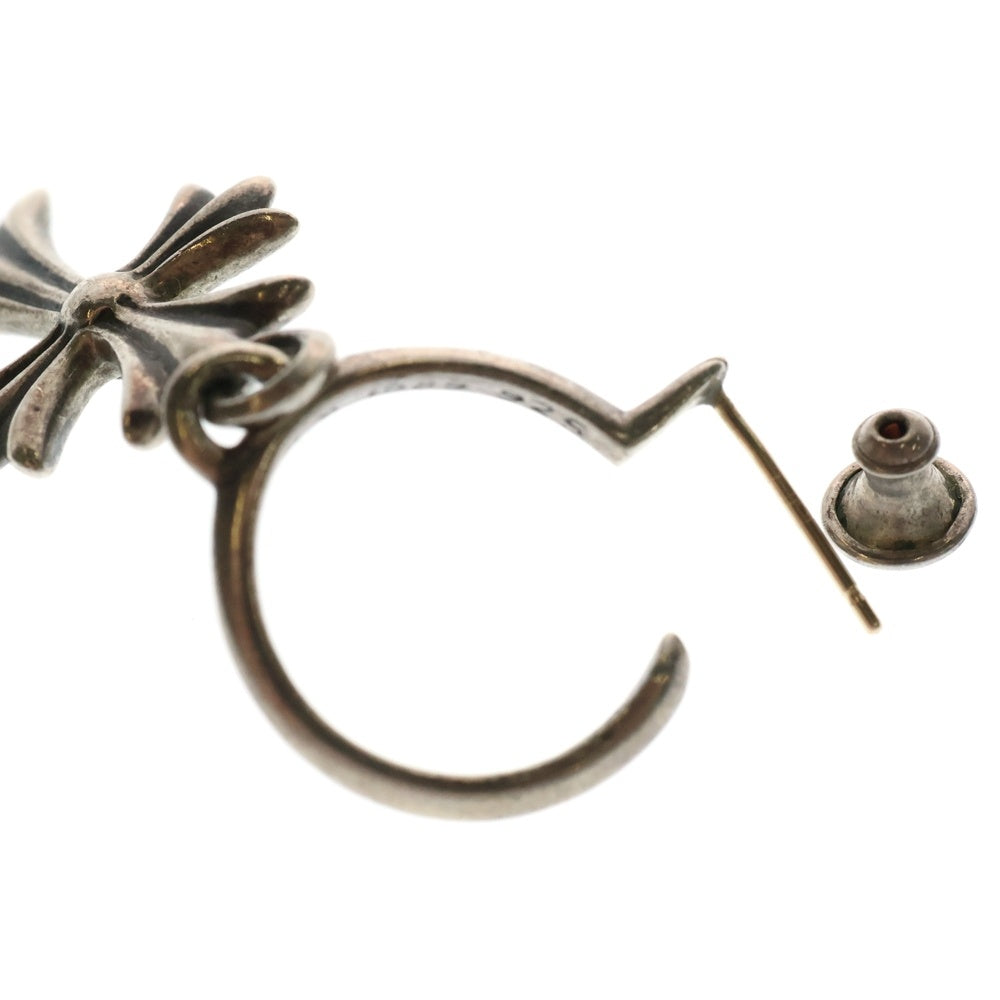 CHROME HEARTS(クロムハーツ) TINY CH CROSS タイニーCHクロス フープピアス シルバー BCA115