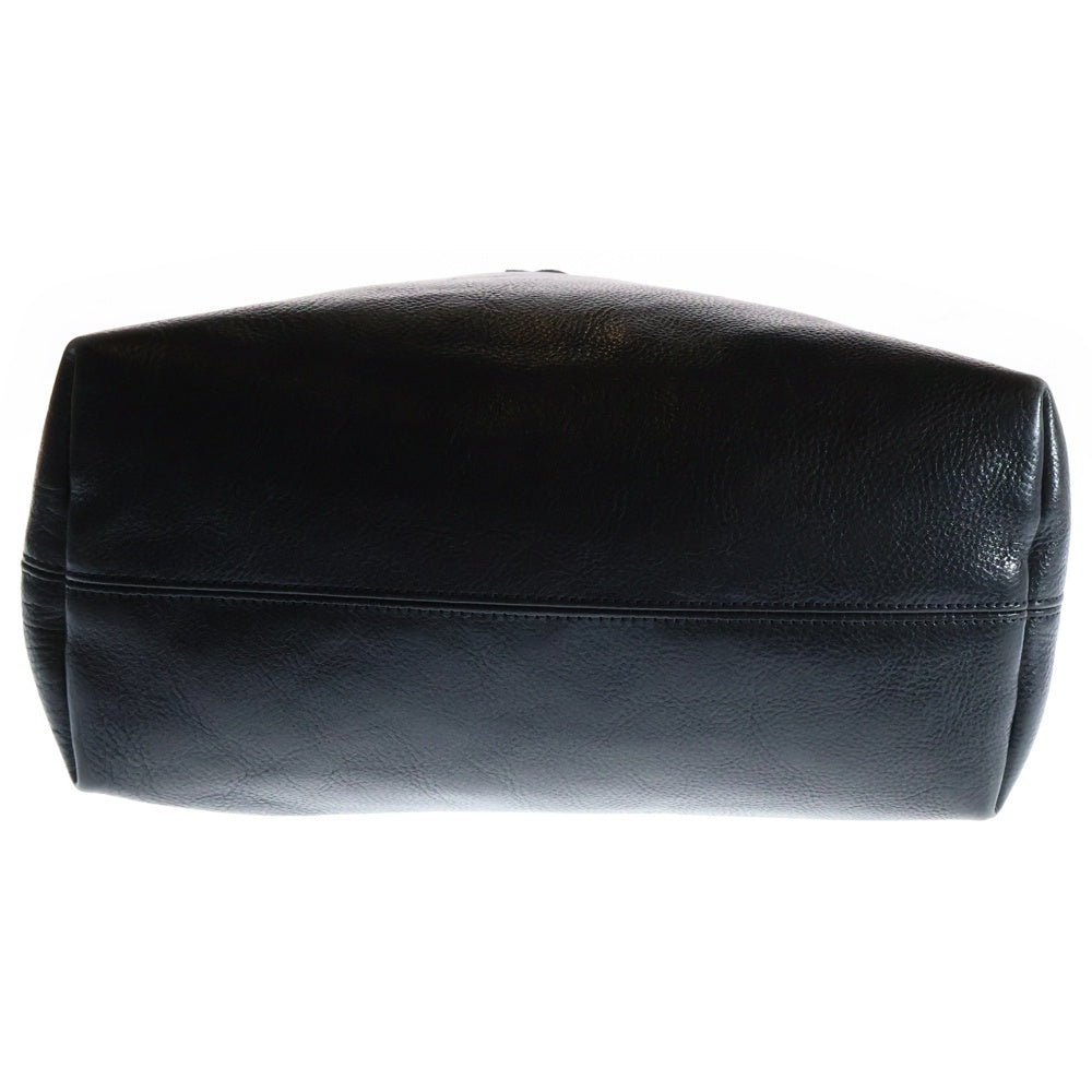 CHROME HEARTS(クロムハーツ) FS TOTE FSトート クロスパッチ付きレザートートバッグ ブラック