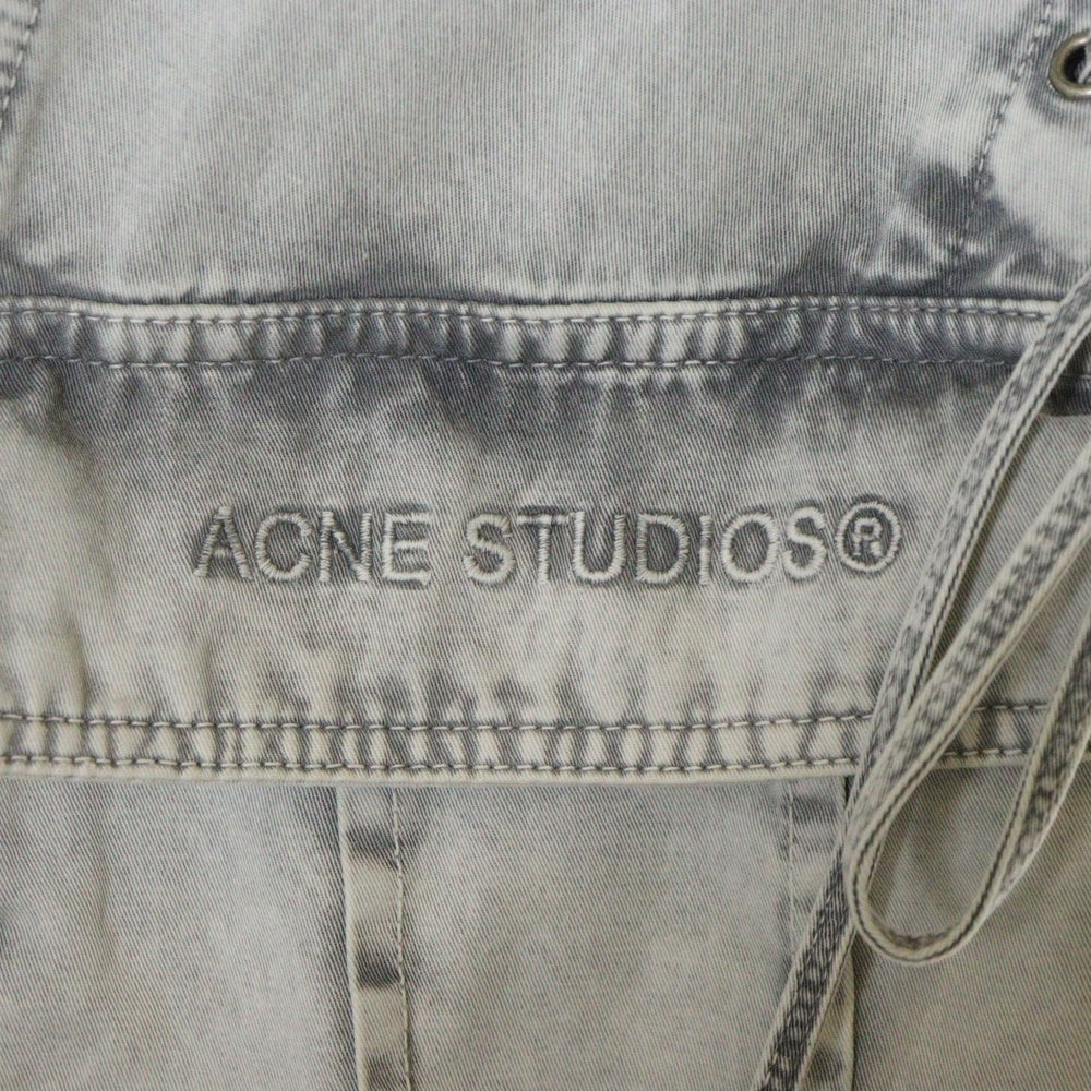 Acne Studios(アクネ ストゥディオズ) ツイル デニムカーゴパンツ レディース グレー FN-WN-TROU001269