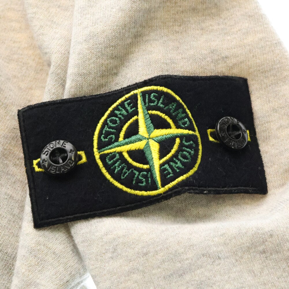 STONE ISLAND(ストーンアイランド) Reversible Cotton Knit リバーシブル クルーネックコットンニット セーター グレー/イエロー 7815505D1