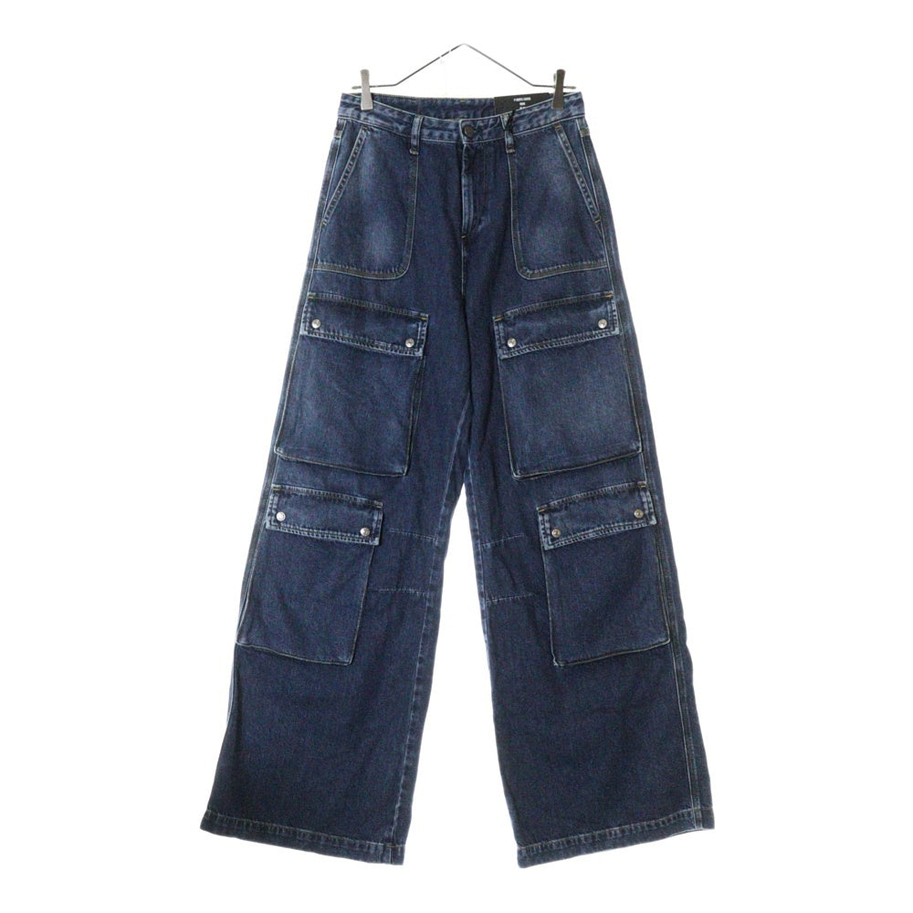 DIESEL INDUSTRY(ディーゼルインダストリー) P-MIRTA-OUT TROUSERS フロント4ポケット カーゴデニムパンツ ジーンズ インディゴ A15757