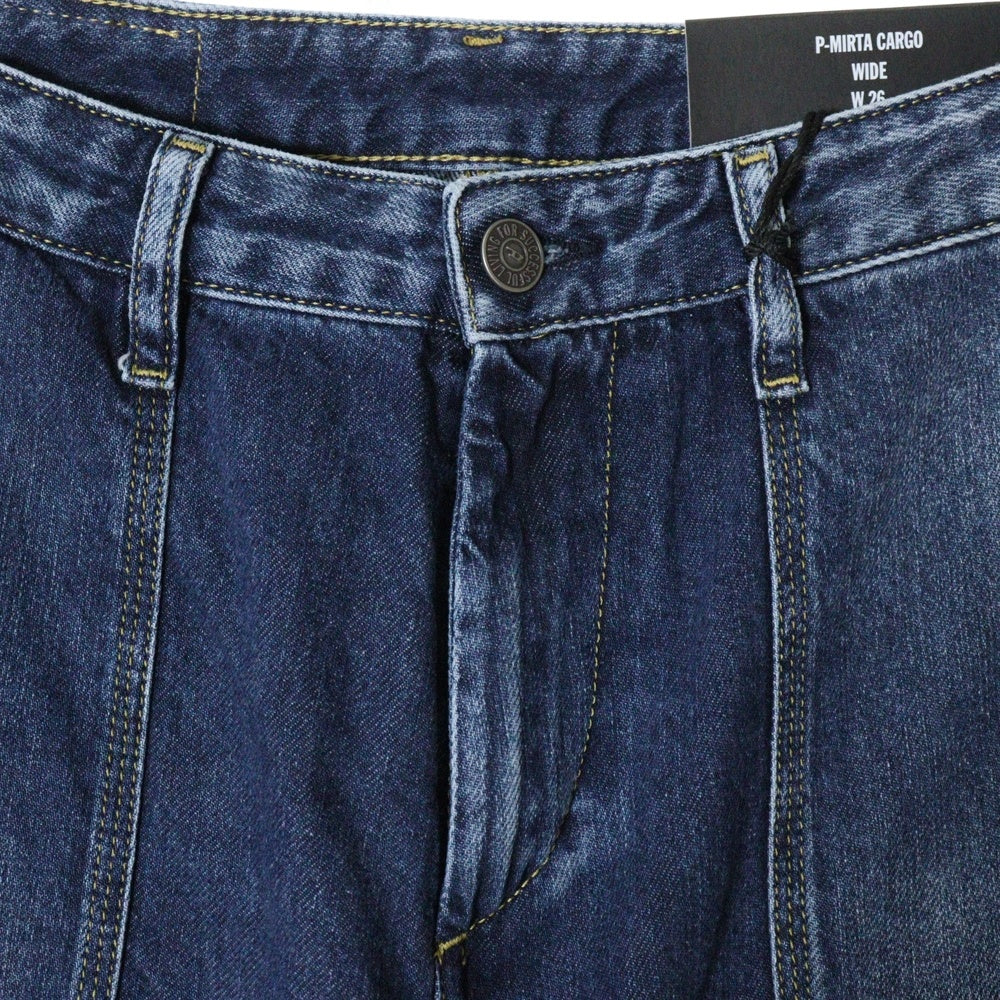 DIESEL INDUSTRY(ディーゼルインダストリー) P-MIRTA-OUT TROUSERS フロント4ポケット カーゴデニムパンツ ジーンズ インディゴ A15757
