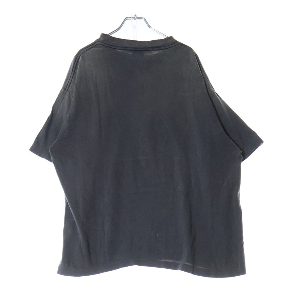 SAINT MICHAEL(セントマイケル) 25SS JESUS S/S TEE ジーザスプリントクルーネック半袖Tシャツカットソー グレー SM-HR8-0000-016