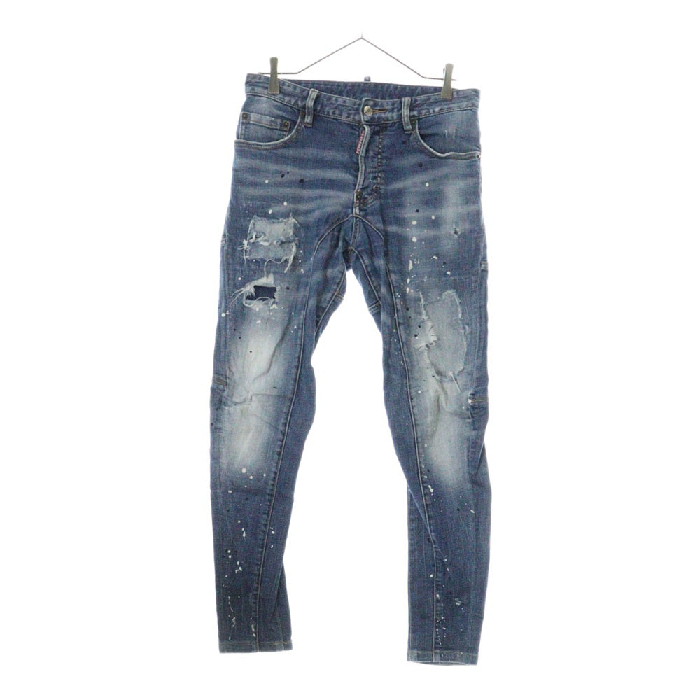 DSQUARED2(ディースクエアード) CLASSIC KENNY TWIST JEAN クラシックケニーツイストジーンズ デニムパンツ インディゴ S78LA0680
