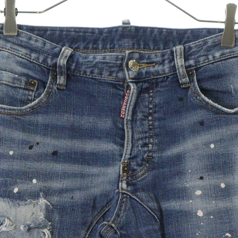 DSQUARED2(ディースクエアード) CLASSIC KENNY TWIST JEAN クラシックケニーツイストジーンズ デニムパンツ インディゴ S78LA0680