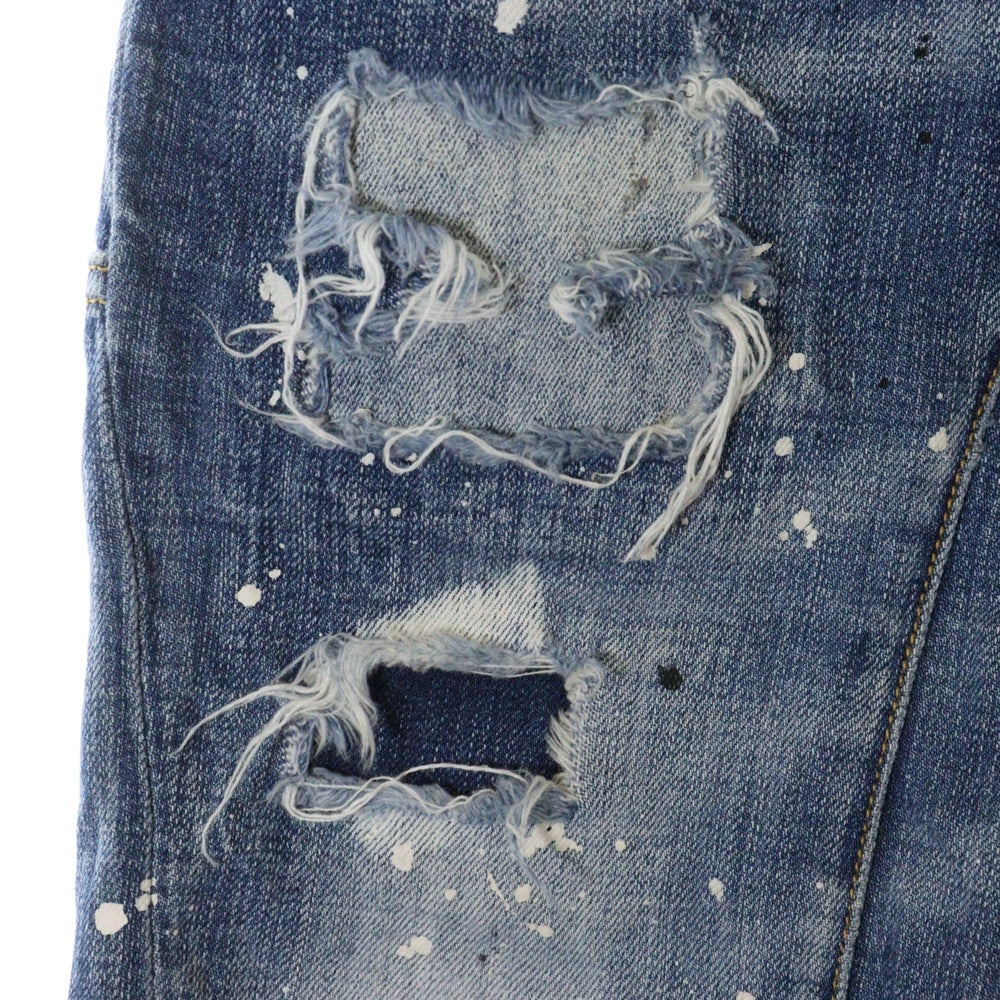 DSQUARED2(ディースクエアード) CLASSIC KENNY TWIST JEAN クラシックケニーツイストジーンズ デニムパンツ インディゴ S78LA0680