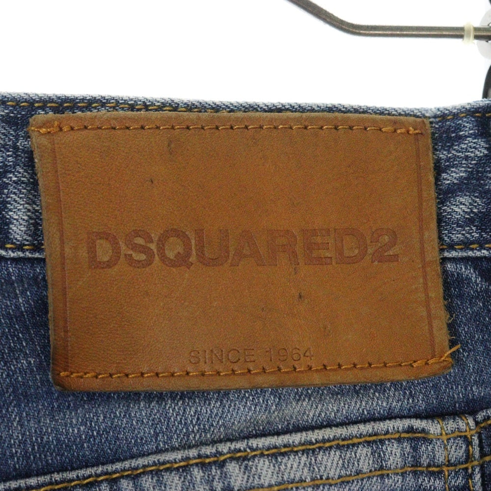 DSQUARED2(ディースクエアード) CLASSIC KENNY TWIST JEAN クラシックケニーツイストジーンズ デニムパンツ インディゴ S78LA0680