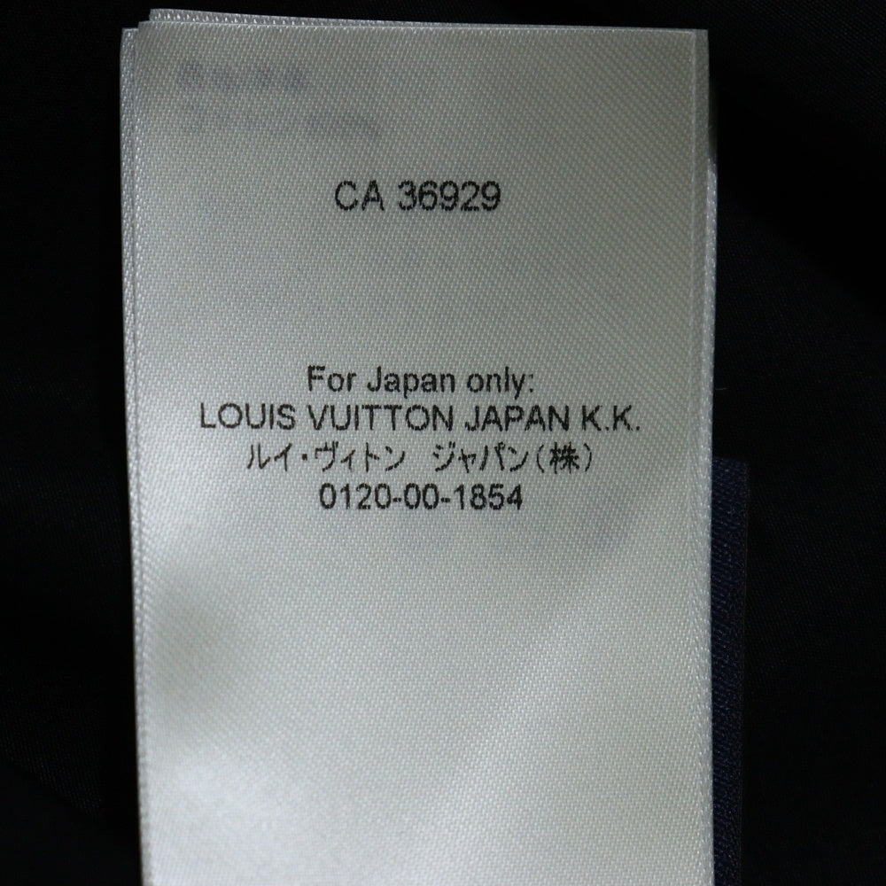 LOUIS VUITTON(ルイヴィトン) 25SS エンブロイダリーショートスリーブコットン半袖シャツ ブラック RM251M AS1 HSS73W