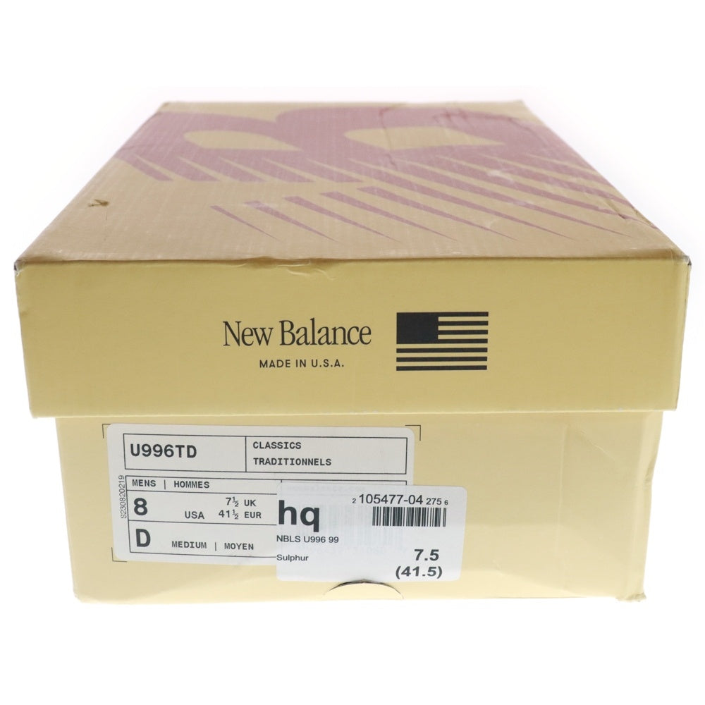 New Balance(ニューバランス) U996TD ローカットスニーカー シューズ イエロー US8/26cm