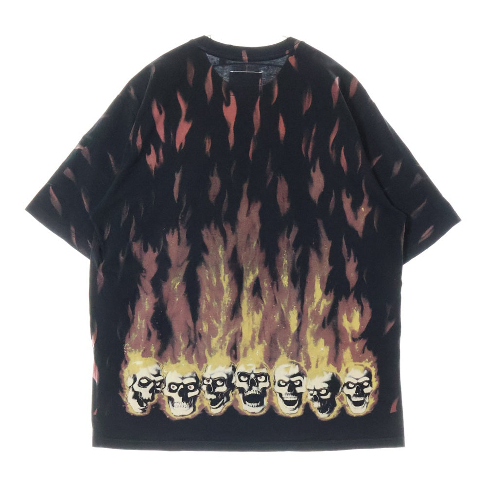 SUPREME(シュプリーム) 24SS ×MM6 Maison Margiela Liquid Blue Oversized Tee エムエムシックス メゾンマルジェラ リキッド ブルー オーバーサイズド 半袖Tシャツ ブラック